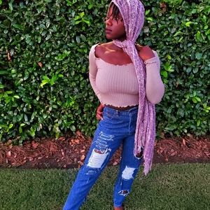 Levi's Size 7 Hand Ripped Jeans